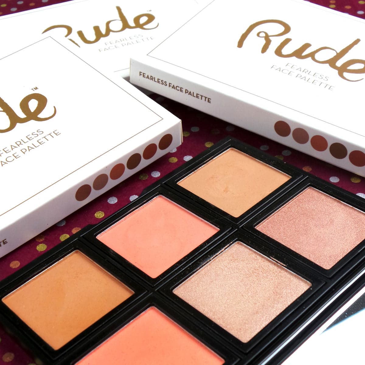 Rude Fearless Face Palette - TESTER