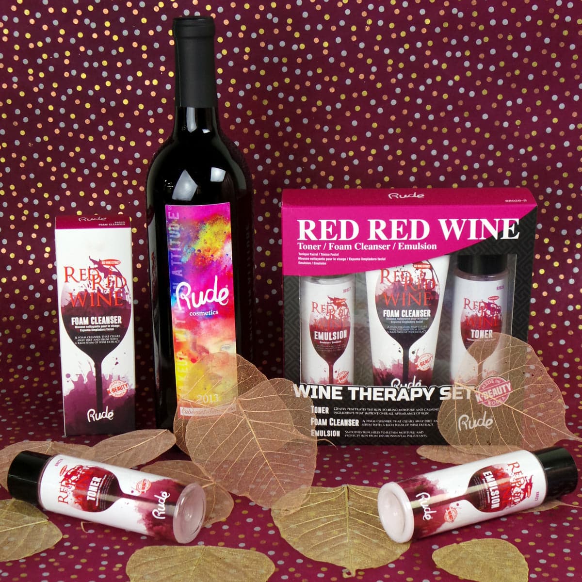 Rude Red Red Wine - Wine Therapy Set