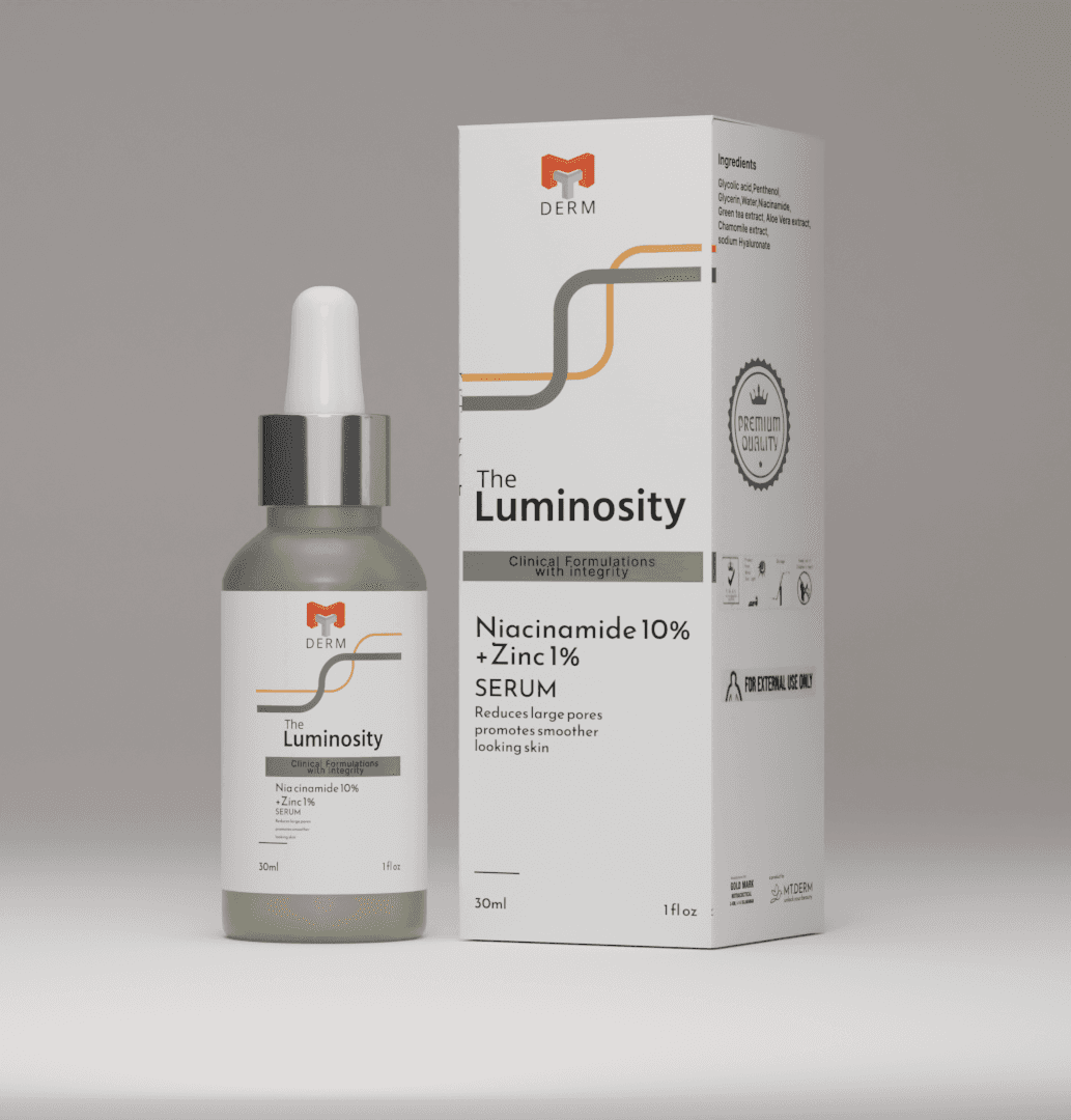 MT Derm The Luminosity Niacinamide 10% + Zinc 1% Serum 30ml