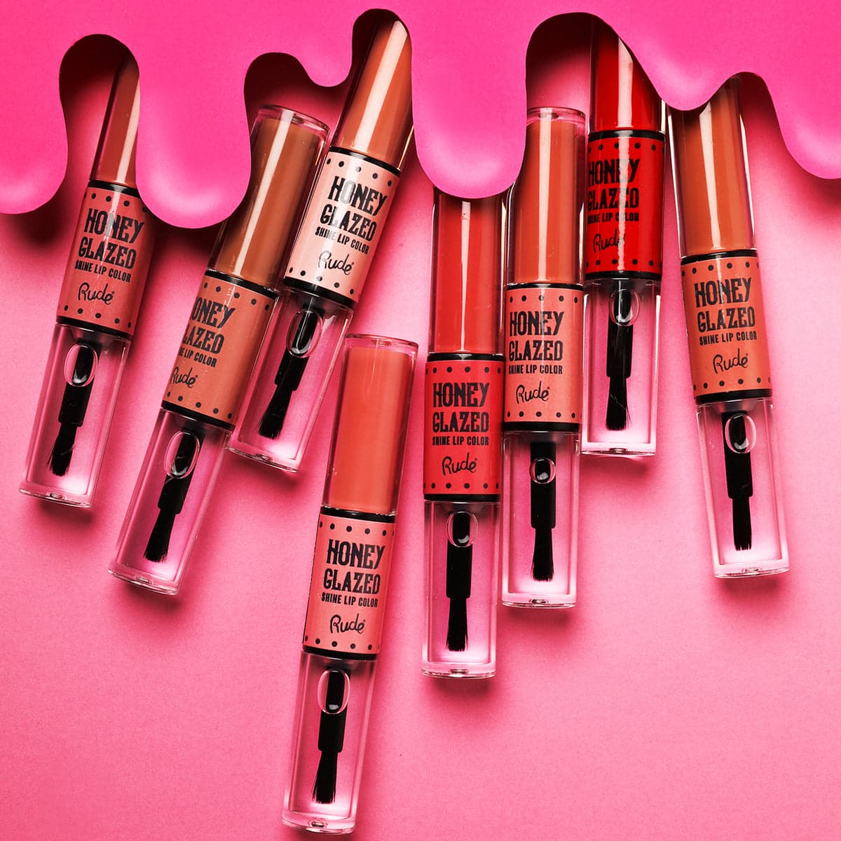 The Rude Honey Glazed Shine Lip Color - TESTER