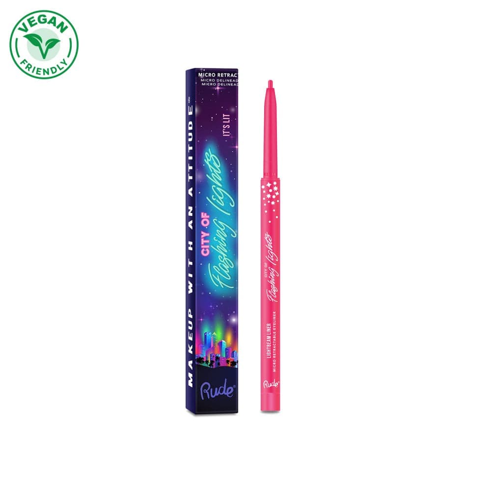 Rude City of Flashing Lights Micro Retractable Liner - TESTER