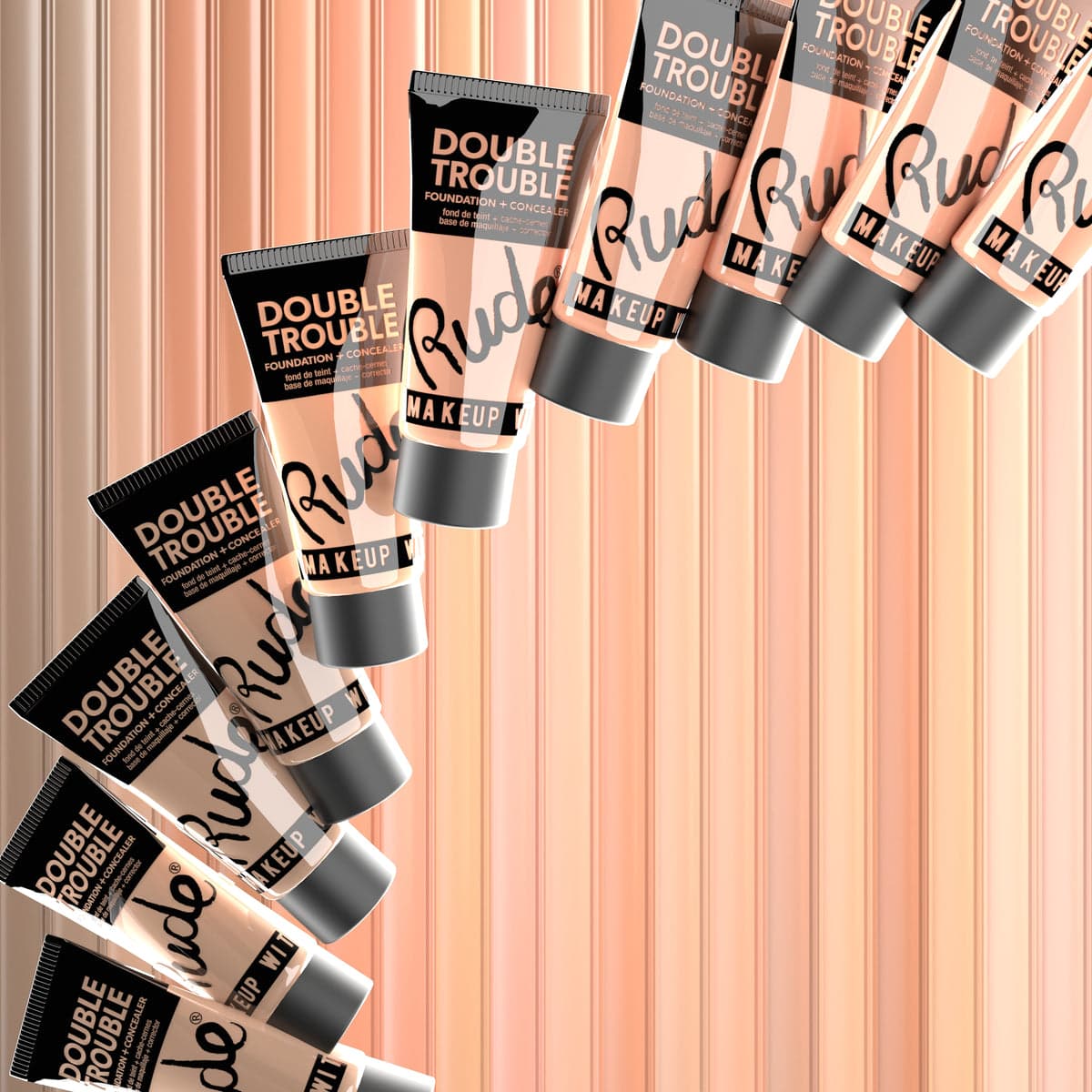 Rude Double Trouble Foundation and Concealer - TESTER