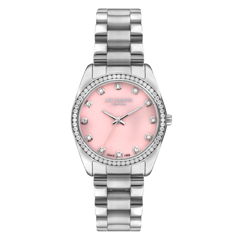 Lee Cooper Ladies Super Metal Watch LC07478.380 Pink