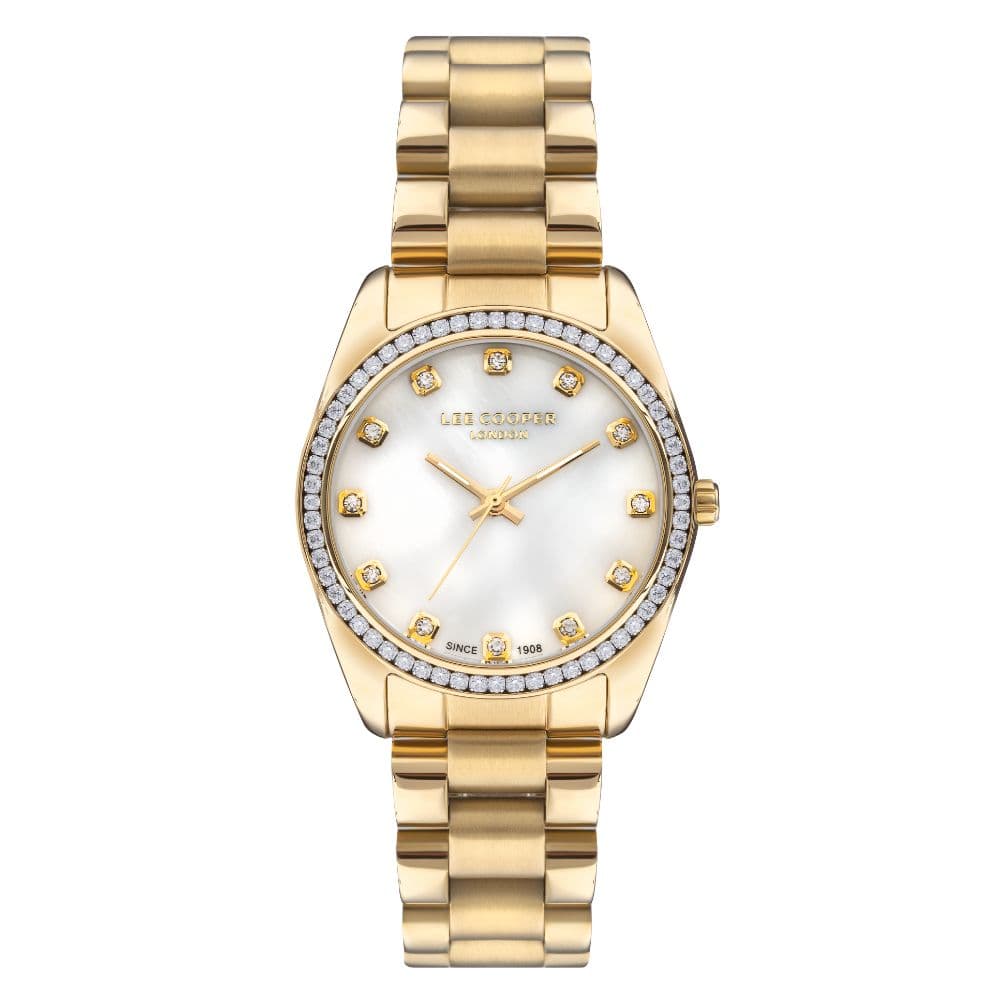 Lee Cooper Ladies Super Metal Watch LC07478.220 White Mop