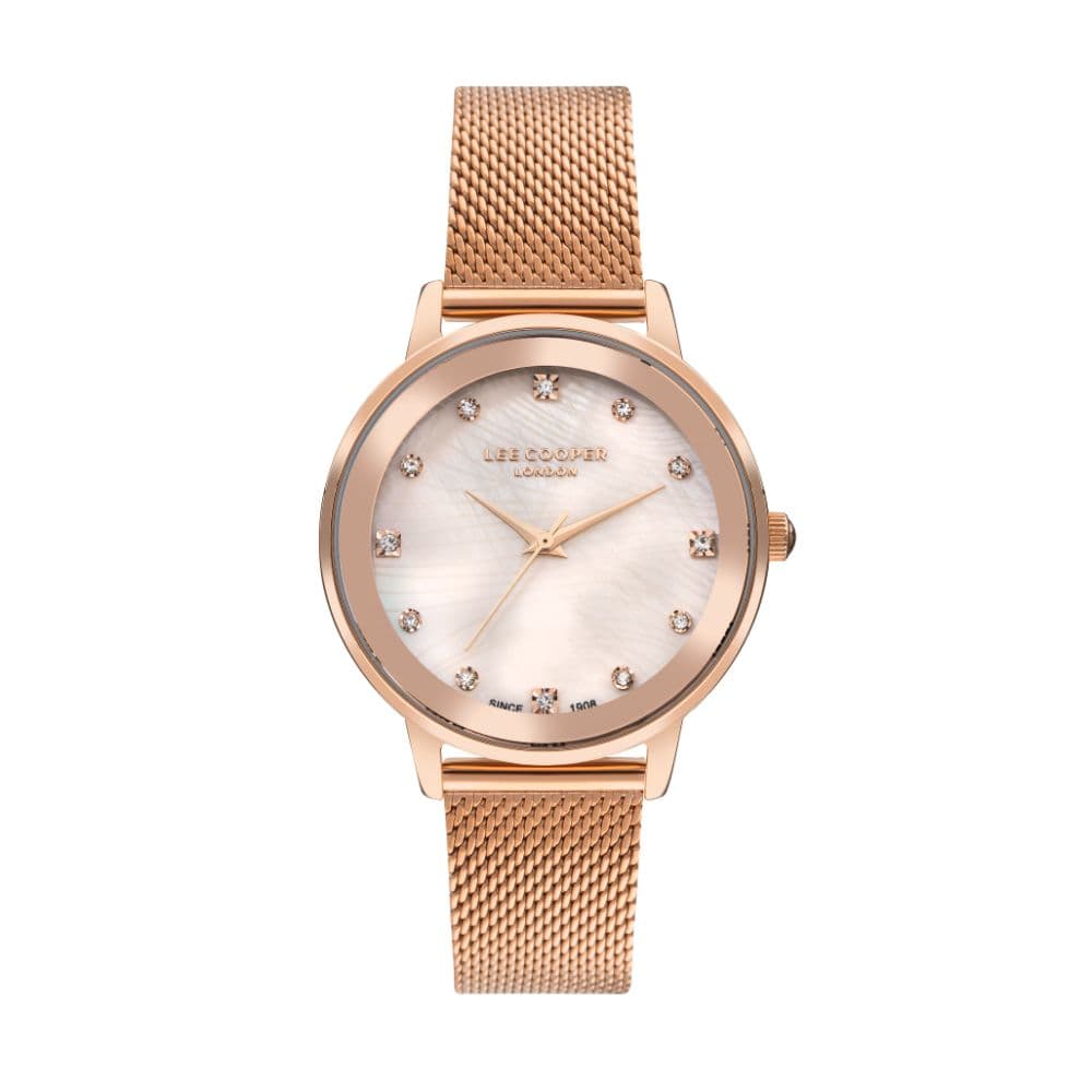 Lee Cooper Ladies Super Metal Watch LC07875.410 Rose Gold