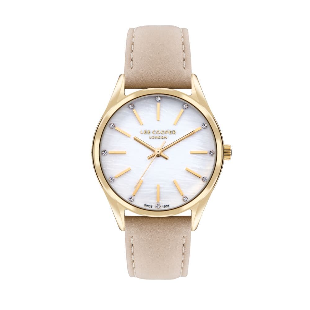 Lee Cooper Ladies Super Metal Watch LC07871.124 White Mop