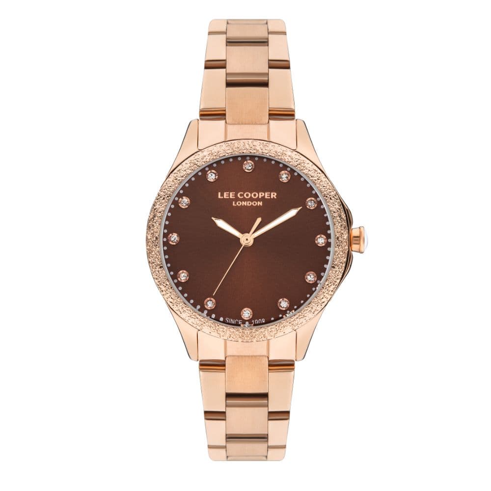 Lee Cooper Ladies Super Metal Watch LC07840.540 Brown