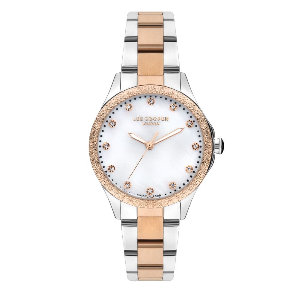 Lee Cooper Ladies Super Metal WatchLC07840.520 White Mop