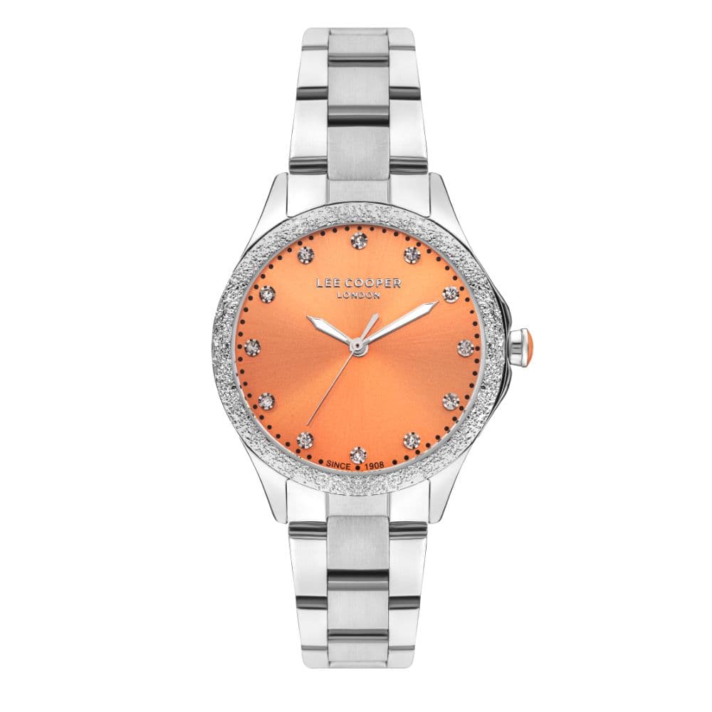 Lee Cooper Ladies Super Metal Watch LC07840.380 Orange