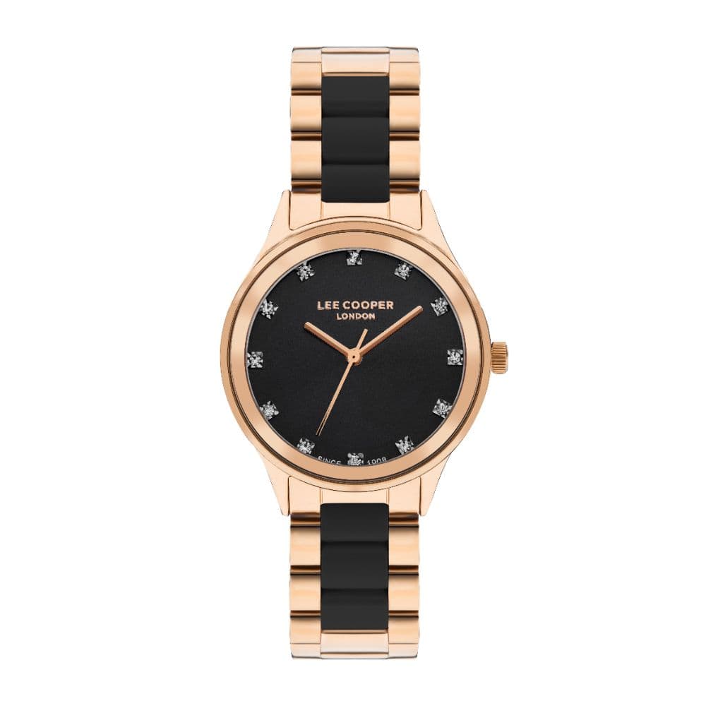 Lee Cooper Ladies Super Metal Watch LC07874.450 Black