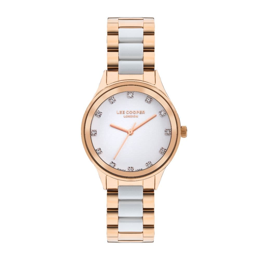 Lee Cooper Ladies Super Metal Watch LC07874.430 White