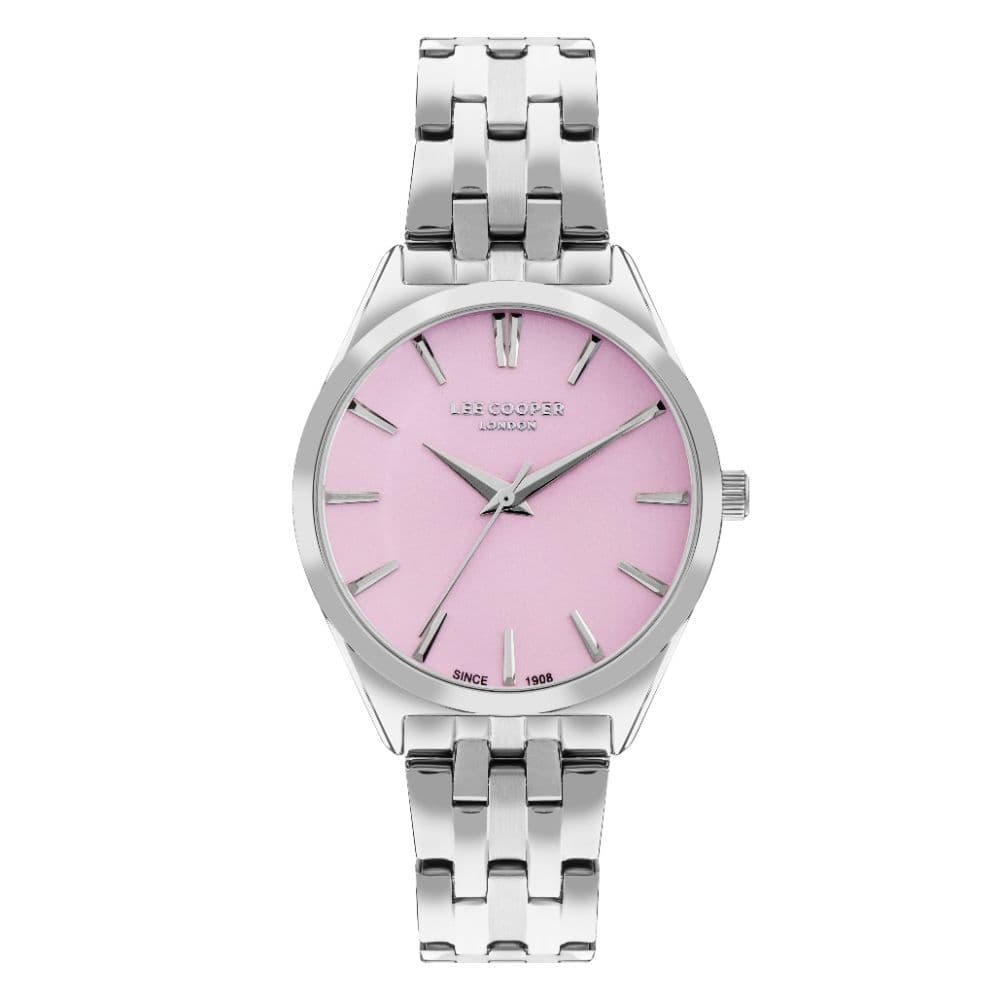Lee Cooper Ladies Super Metal Watch LC07833.380 Pink