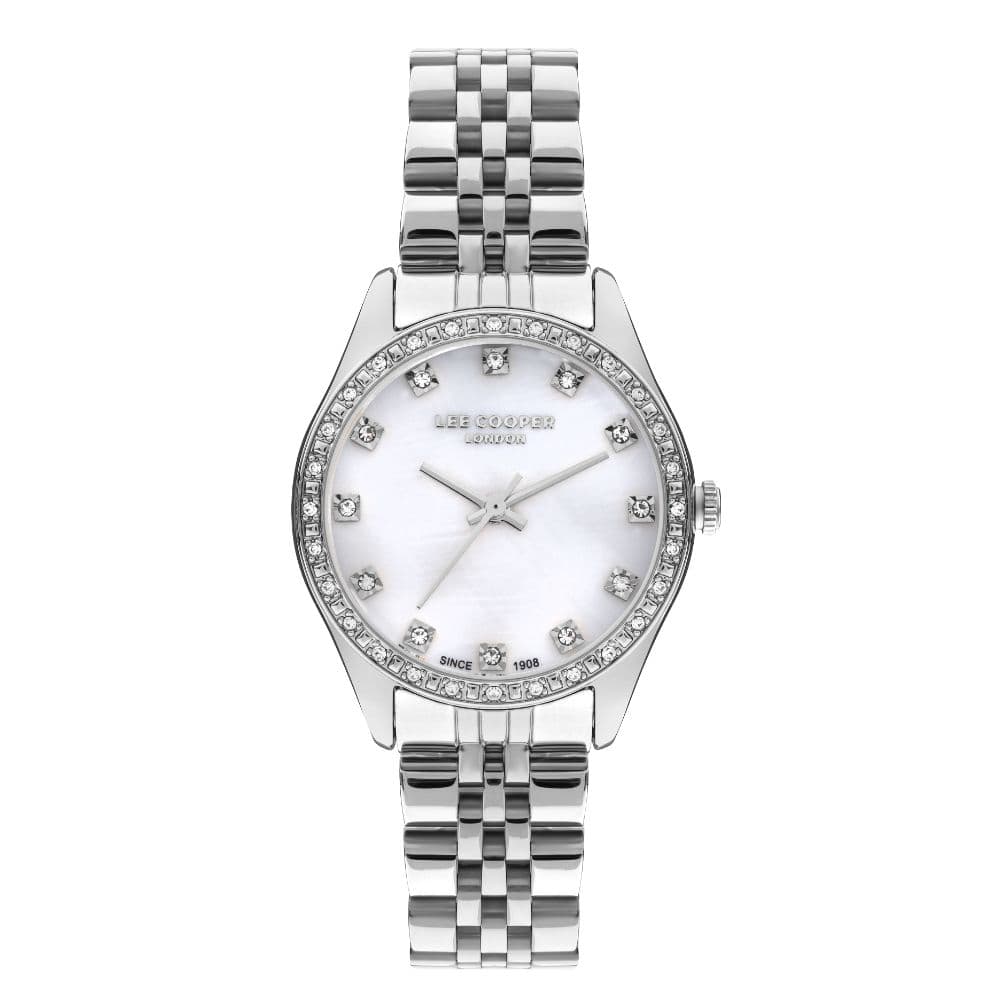 Lee Cooper Ladies Super Metal Watch LC07818.320 White Mop
