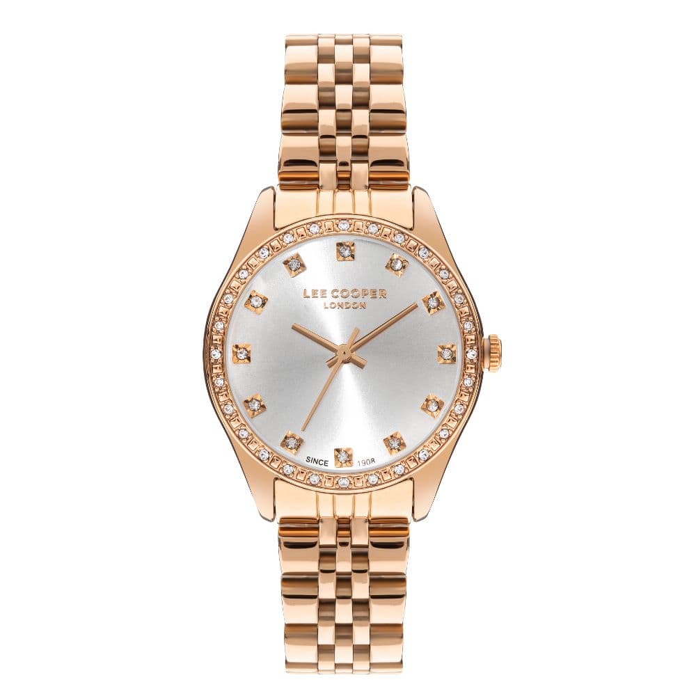 Lee Cooper Ladies Super Metal Watch LC07818.430 White Mop
