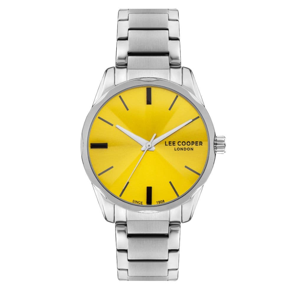 Lee Cooper Gents Super Metal Watch LC07808.310 Yellow