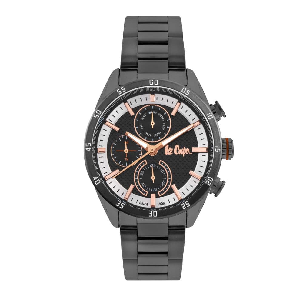Lee Cooper Gents Super Metal Watch LC07834.060 Gun