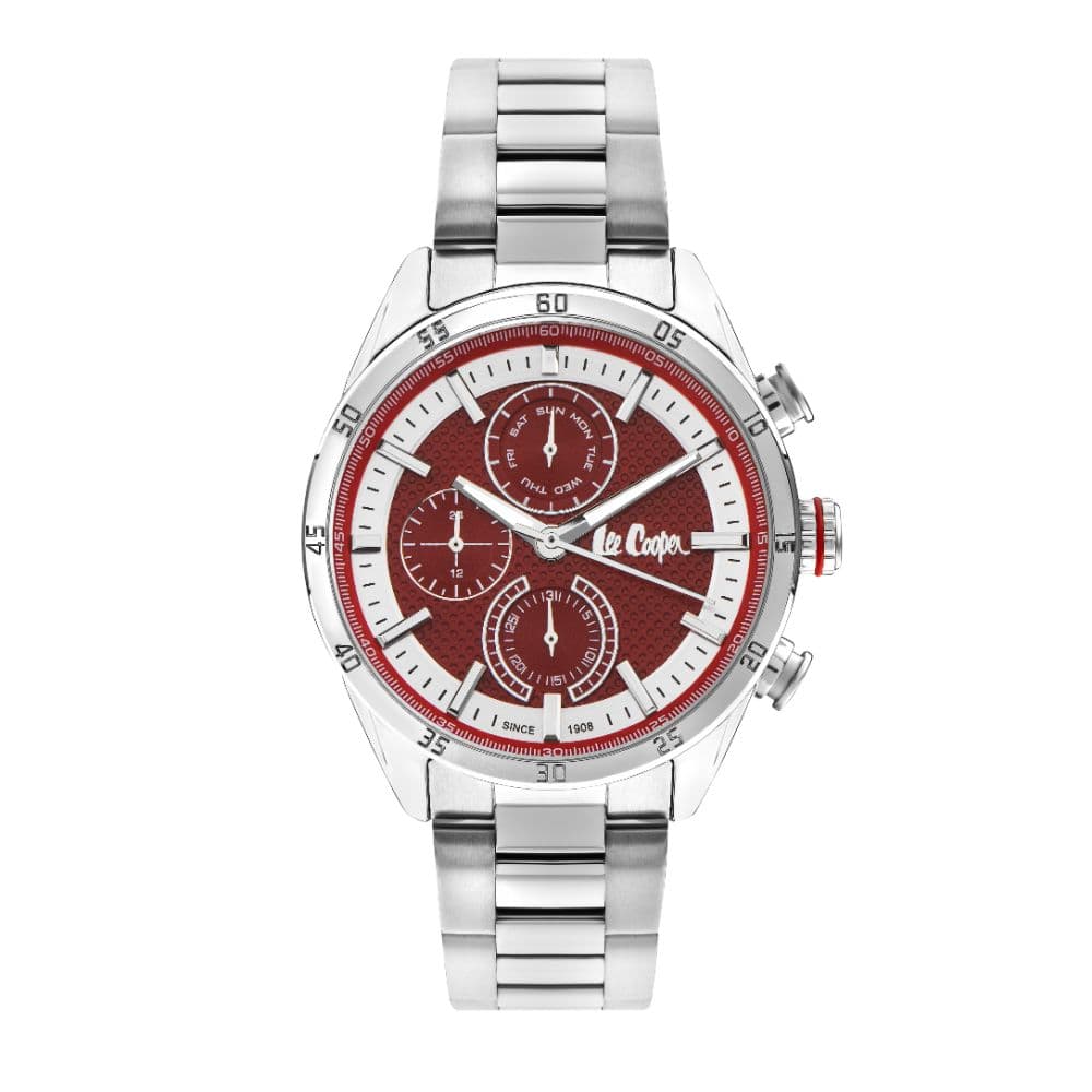 Lee Cooper Gents Super Metal Watch LC07834.380 Red