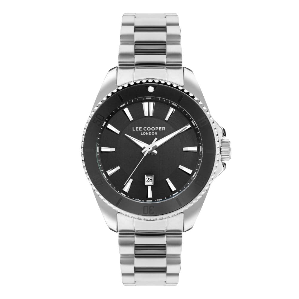 Lee Cooper Gents Super Metal Watch LC07841.350 Black