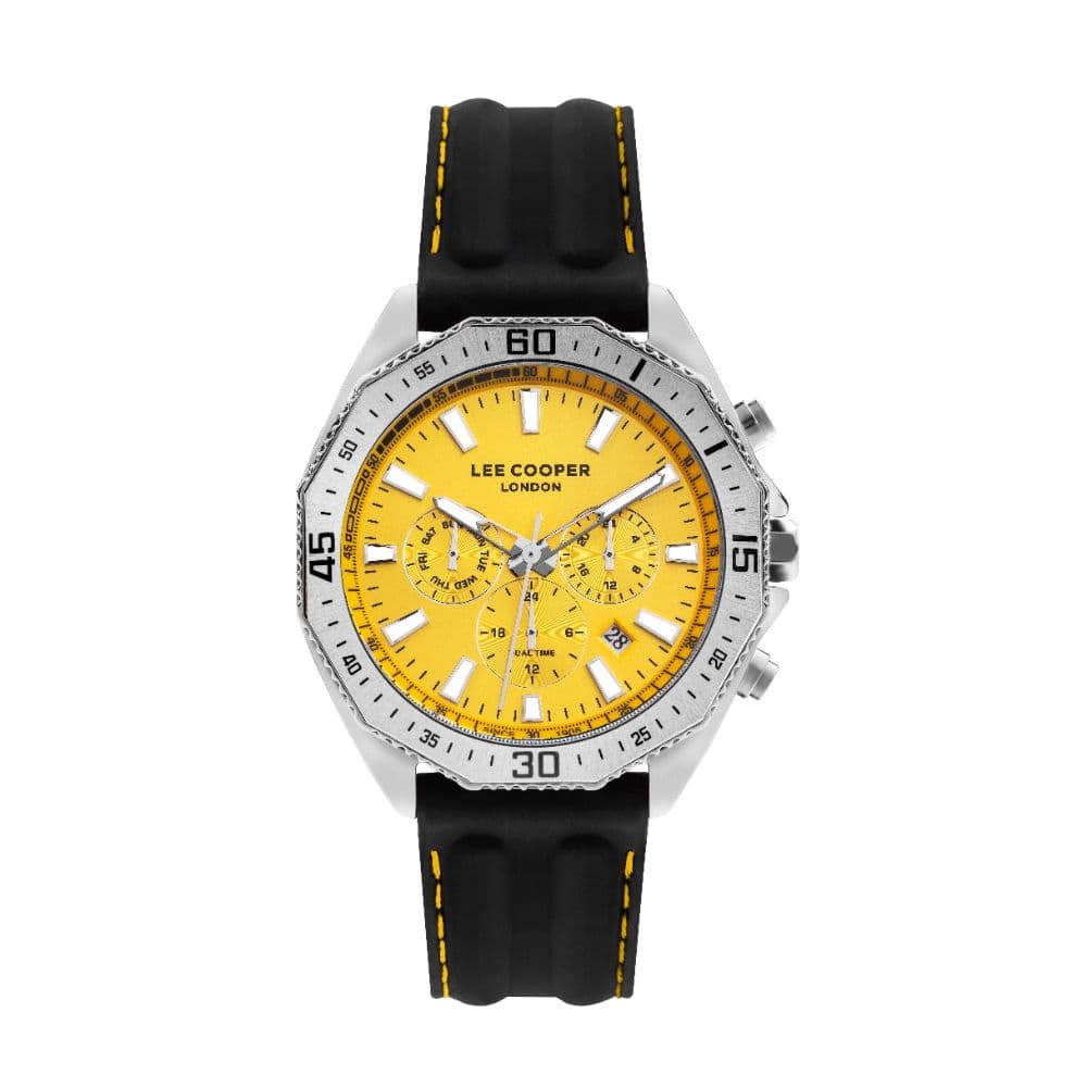 Lee Cooper Gents Super Metal Watch LC07848.311 Yellow