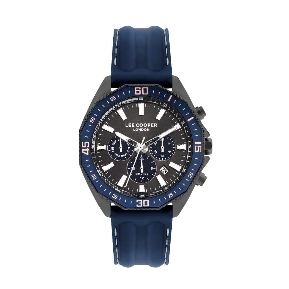 Lee Cooper Gents Super Metal Watch LC07848.699 Gun