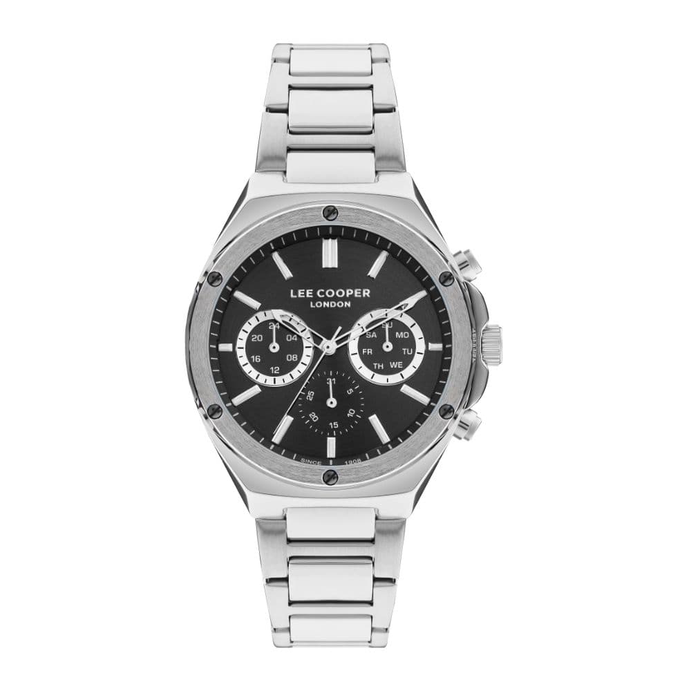 Lee Cooper Gents Super Metal Watch LC07845.350 Black