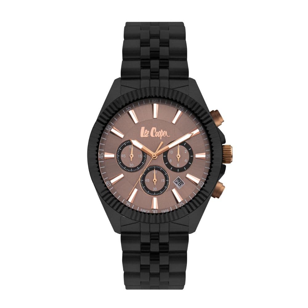 Lee Cooper Gents Super Metal Watch LC07838.640 Brown