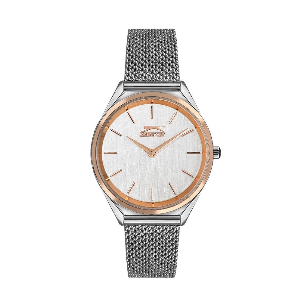 Slazenger Ladies Super Metal Watch SL.9.1852.3.04 Silver