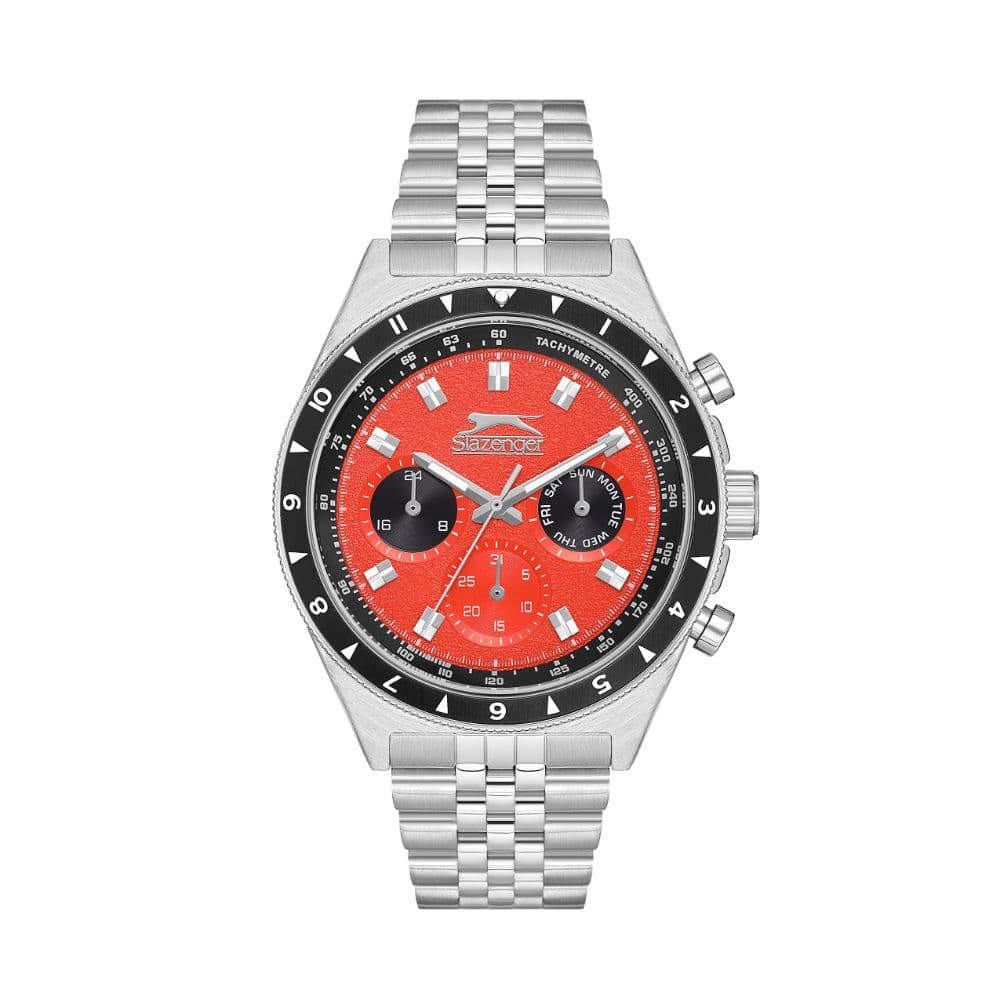 Slazenger Gents Super Metal Watch SL.9.2248.2.05 Red
