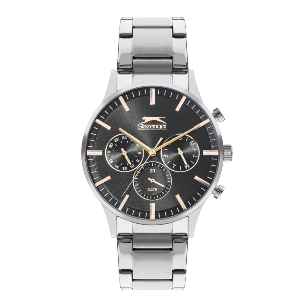 Slazenger Gents Stainless Steel Watch SL.9.2214.2.03 Grey