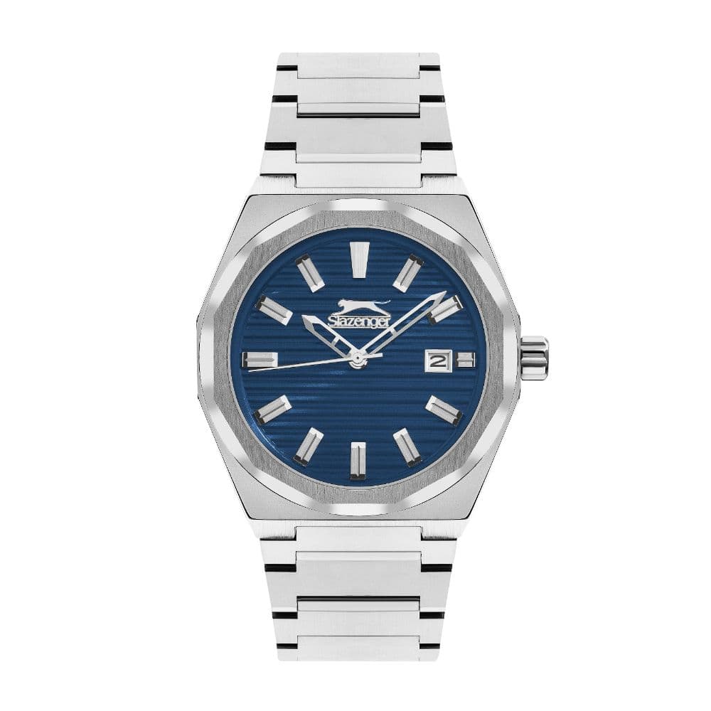 Slazenger Gents Super Metal Watch SL.9.2143.1.05 Blue