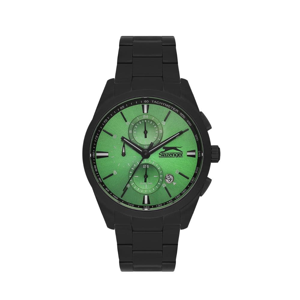 Slazenger Gents Stainless Steel Watch SL.9.2215.2.01 Green