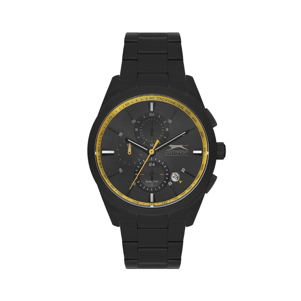 Slazenger Gents Stainless Steel Watch SL.9.2215.2.05 Black