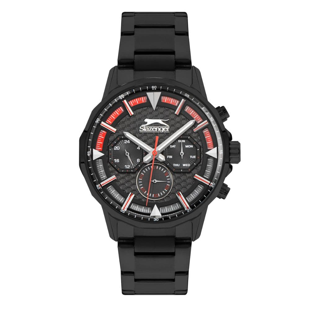 Slazenger Gents Super Metal Watch SL.9.2216.2.05 Black