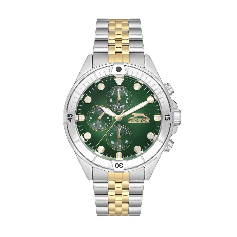 Slazenger Gents Super Metal Watch SL.9.2227.2.04 Green