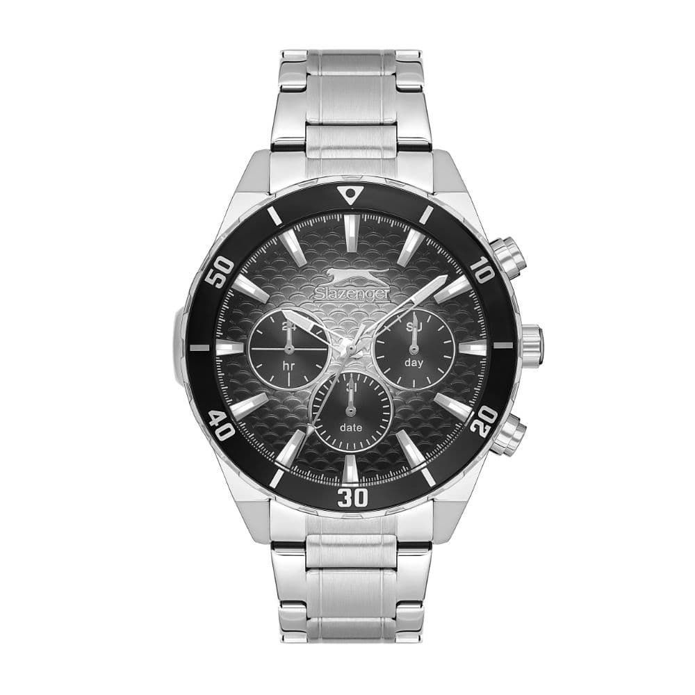 Slazenger Gents Super Metal Watch SL.9.2236.2.01 Black