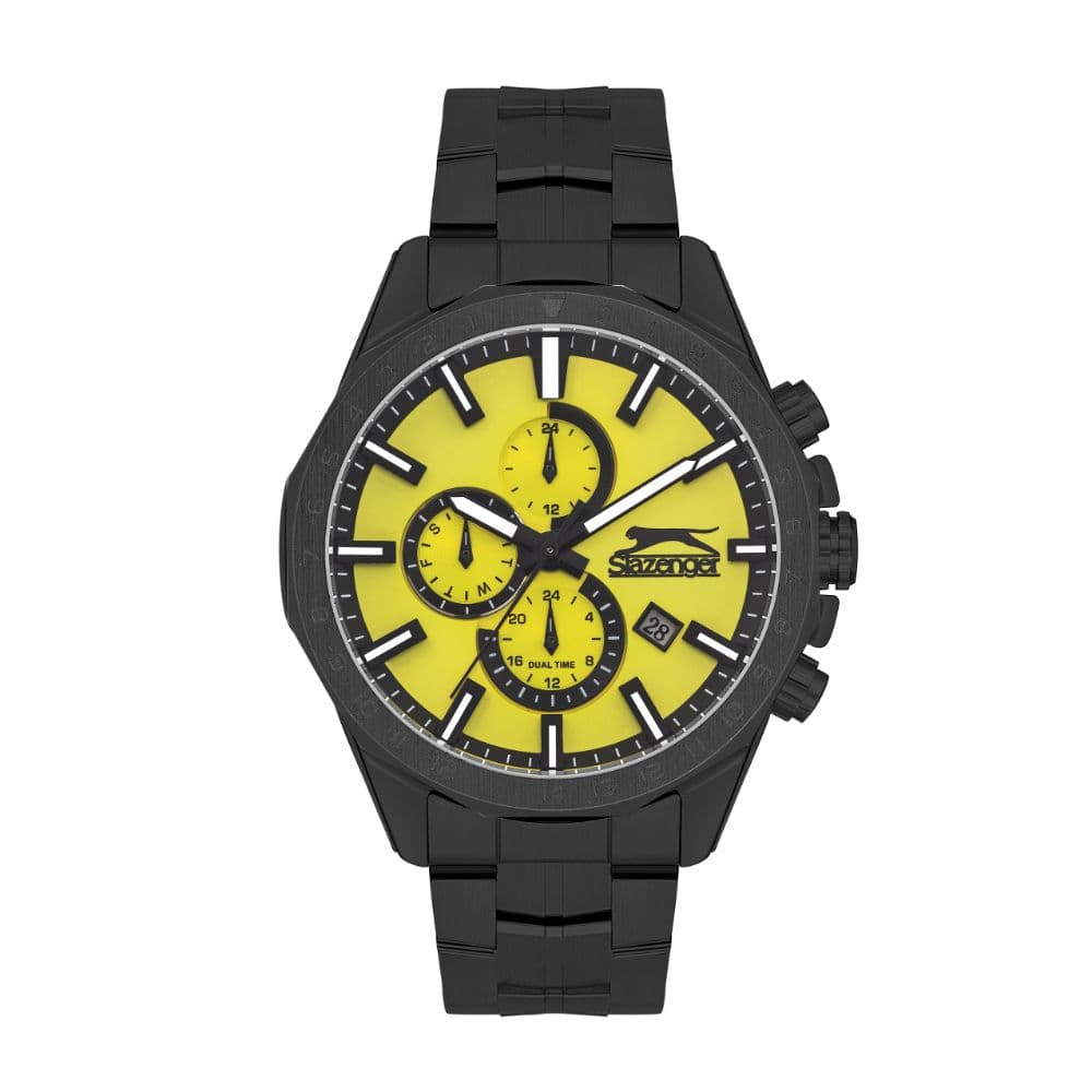 Slazenger Gents Super Metal Watch SL.9.2259.2.06 Yellow