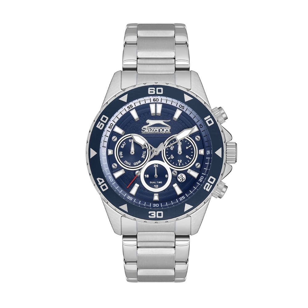 Slazenger Gents Super Metal Watch SL.9.2250.2.03 Blue