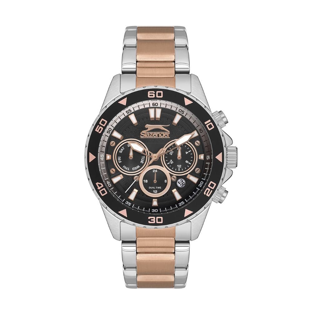 Slazenger Gents Super Metal Watch SL.9.2250.2.04 Black