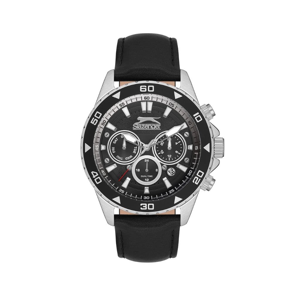 Slazenger Gents Super Metal Watch SL.9.2251.2.01 Black