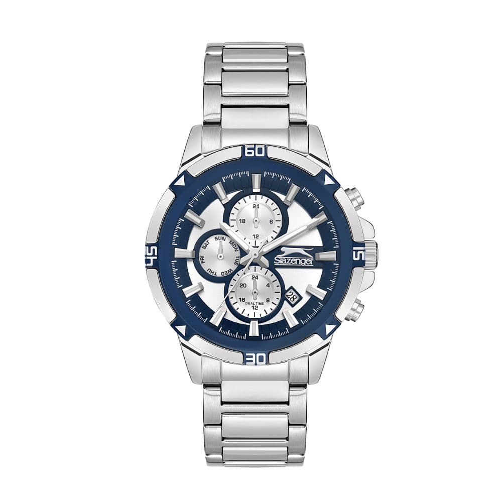 Slazenger Gents Super Metal Watch SL.9.2249.2.02 Silver