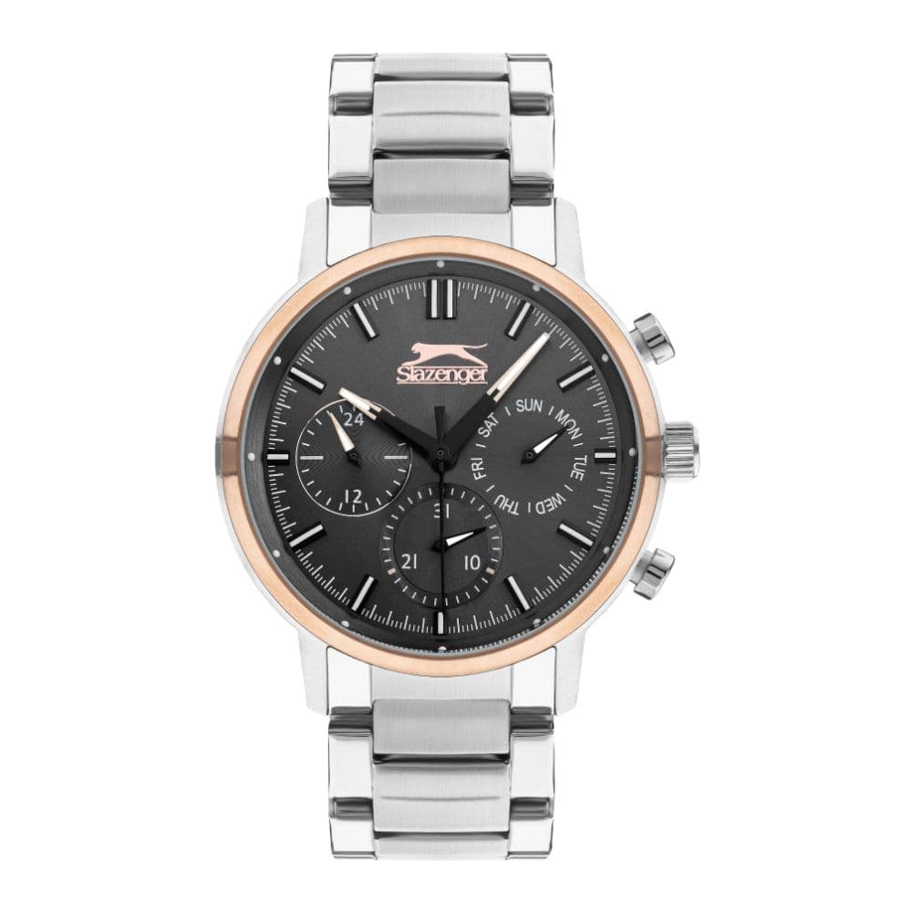 Slazenger Gents Stainless Steel Watch SL.9.2213.2.02 Grey