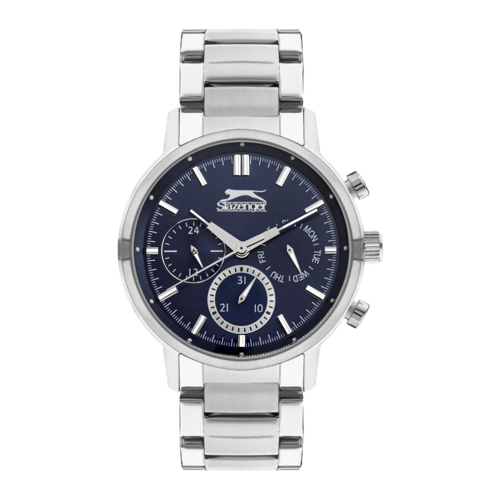 Slazenger Gents Stainless Steel Watch SL.9.2213.2.04 Blue