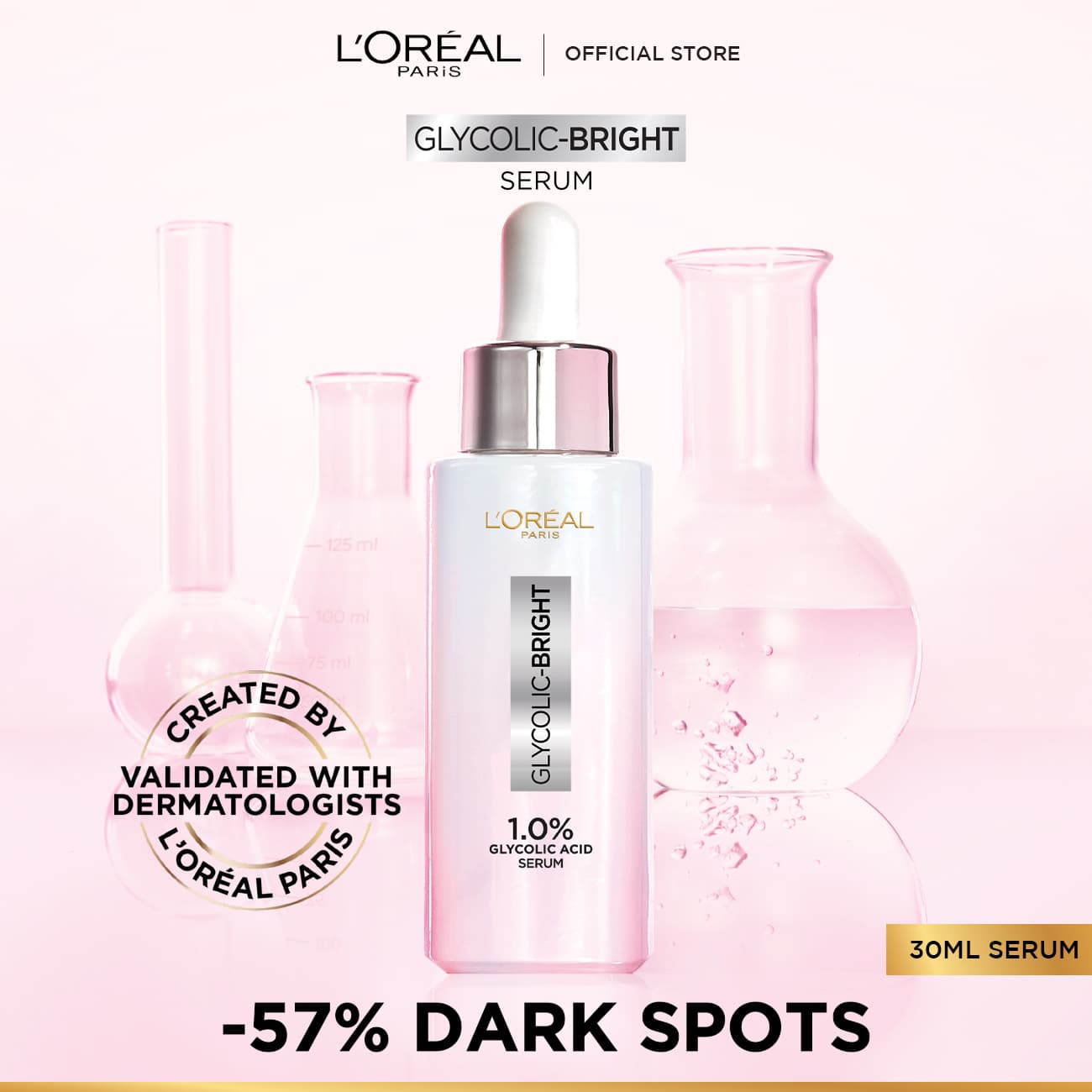 L'Oreal Paris Innovation Glycolic-Bright Instant Glowing Serum 30ml