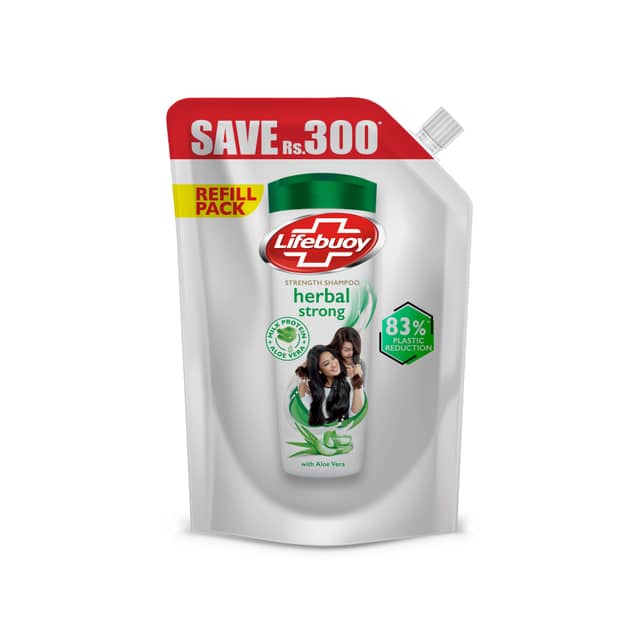 Lifebuoy Herbal Shampoo Refill Pouch 1L