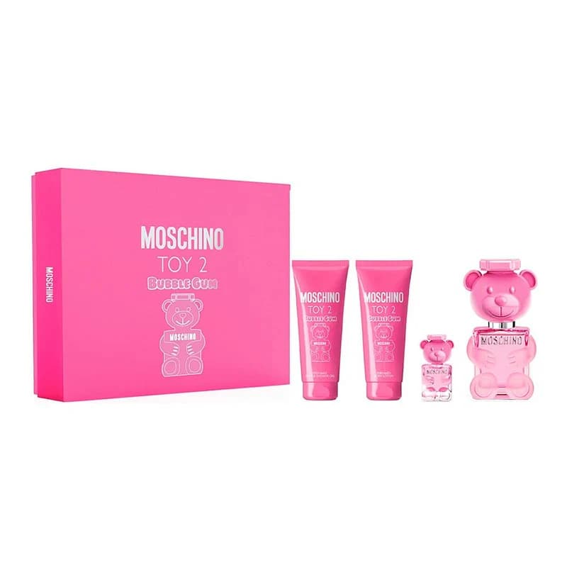Moschino Toy 2 Bubble Gum EDT 100ml + BSG 100ml + BL 100ml + EDT 5ml SET