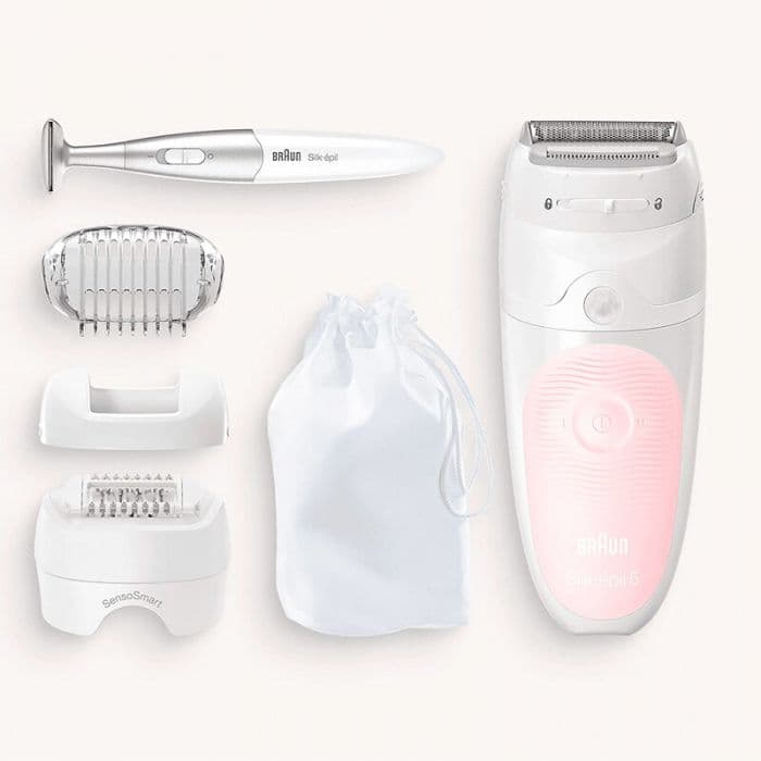 Braun SES5-820 Epilator Hair Removal Machine 5 Spare Parts 4 Pcs