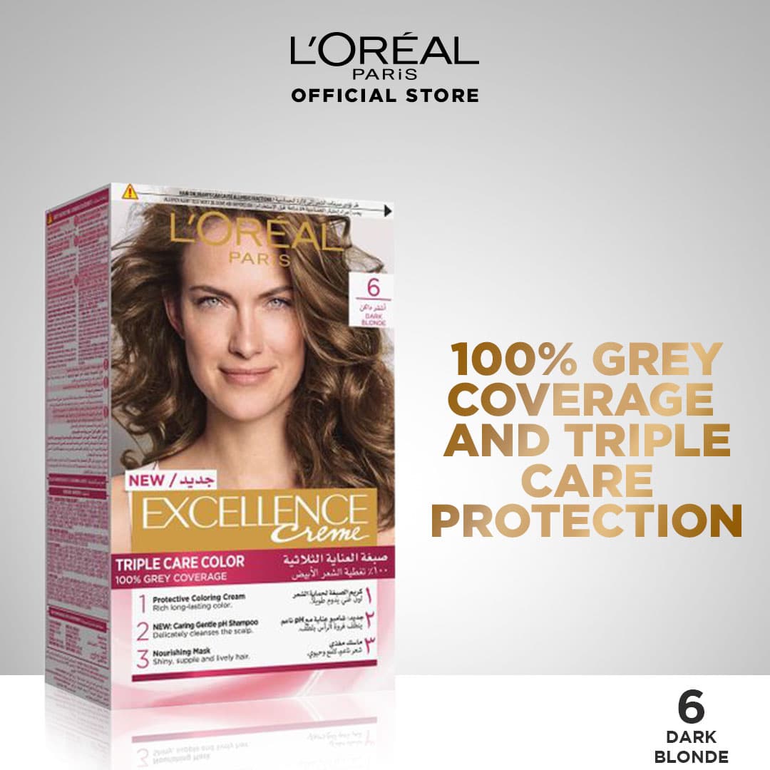 Loreal Paris Excellence Creme - 6 Dark Blond