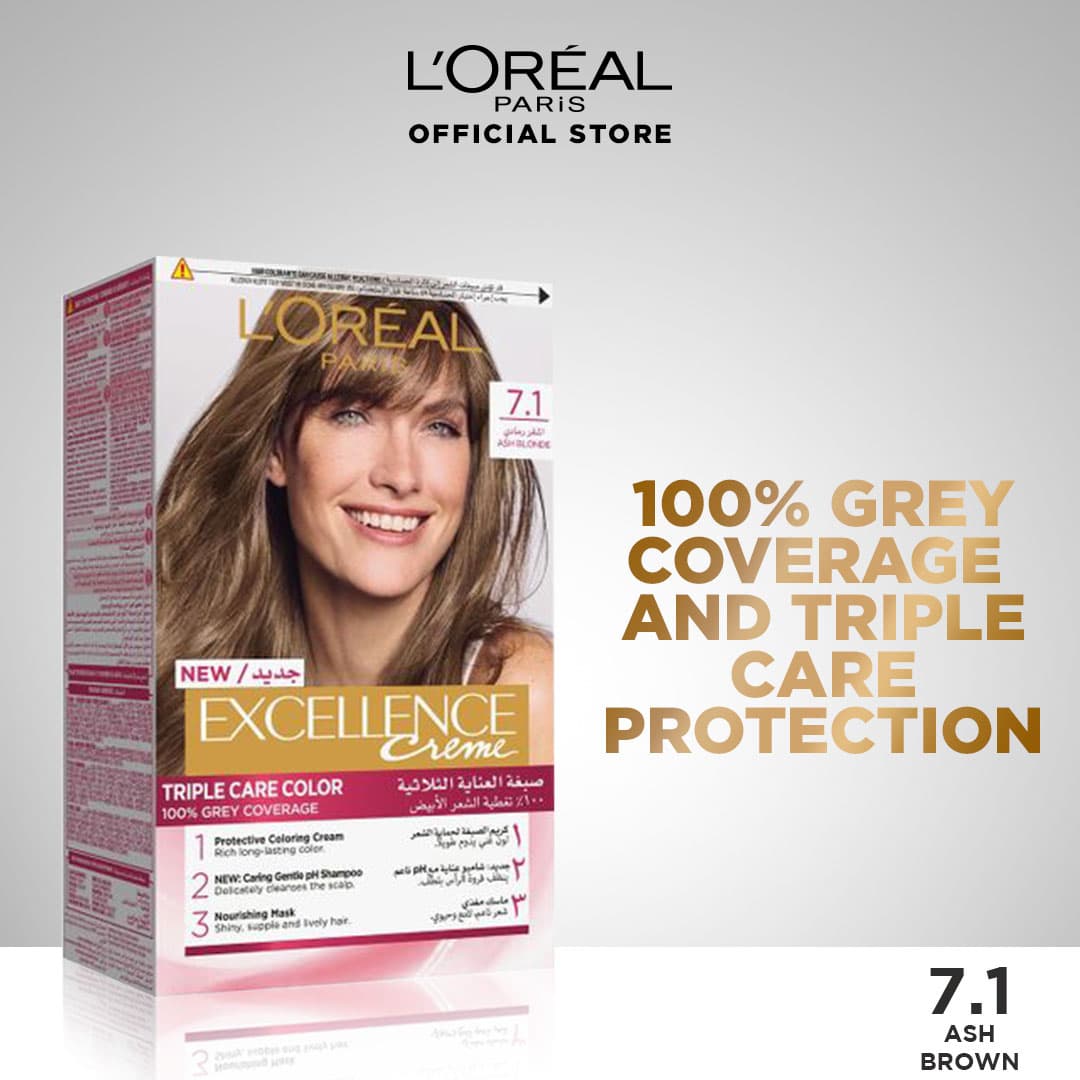 L'Oréal Paris Excellence Creme-7.1 Ash Blonde