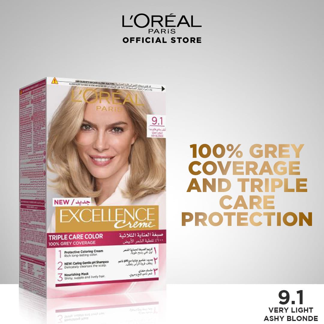L'Oréal Paris Excellence Creme-9.1 Light Ash Blonde