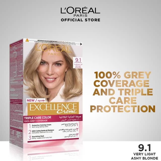 L'Oréal Paris Excellence Creme-9.1 Light Ash Blonde